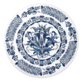 Cobalt Blue Mandala Kochnische Schublade Keramikknauf