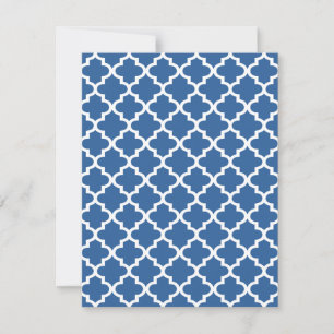 Cobalt Blue Marokkanischer Tile Trellis Einladung