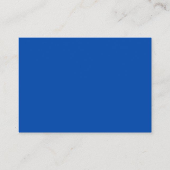 Cobalt Blue Mighty Business Card Visitenkarte (Vorderseite)
