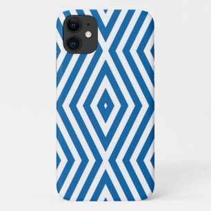 Cobalt Blue Moods Diamond Chevrons Case-Mate iPhone Hülle