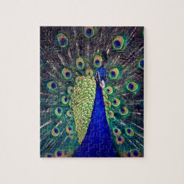 Cobalt Blue Peacock Puzzle