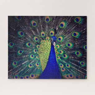 Cobalt Blue Peacock Puzzle