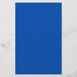Cobalt Blue Solid Color Briefpapier