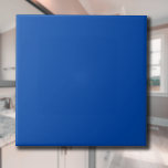 Cobalt Blue Solid Color | Classic | elegant Fliese<br><div class="desc">Cobalt Blue Solid Color | Classic | elegant | Trendy | Stilvoll | Geschenk</div>