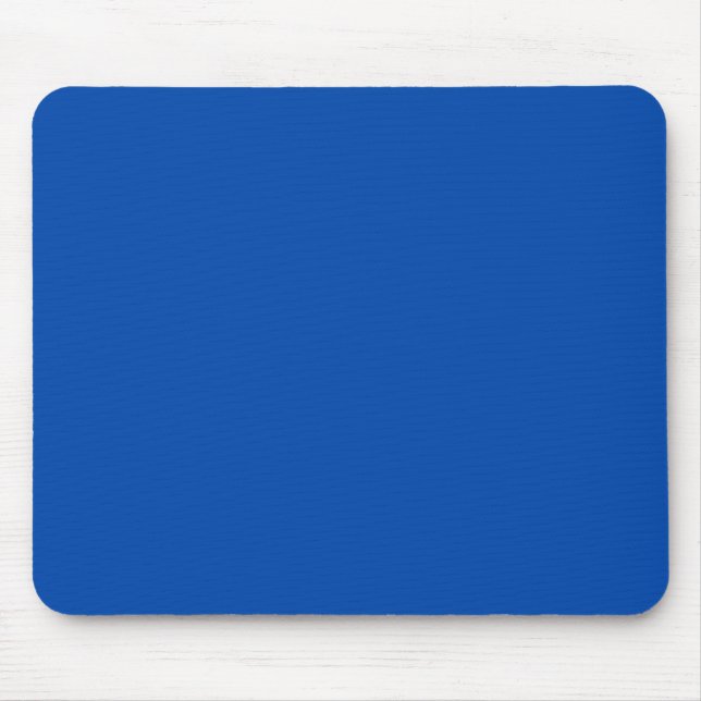 Cobalt Blue Solid Color | Classic | elegant Mousepad (Vorne)