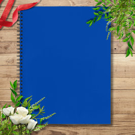 Cobalt Blue Solid Color | Classic | elegant Notizbuch