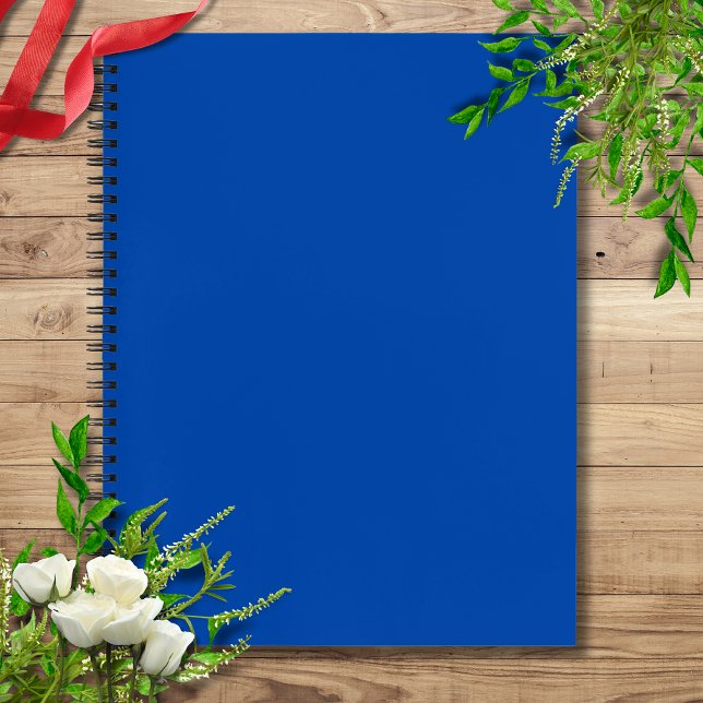 Cobalt Blue Solid Color | Classic | elegant Notizbuch (Von Creator hochgeladen)
