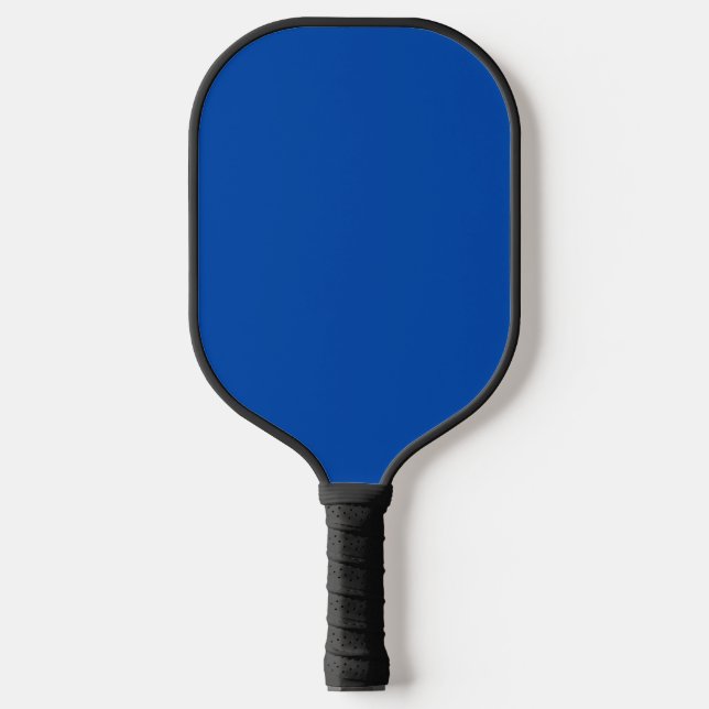 Cobalt Blue Solid Color | Classic | elegant Pickleball Schläger (Vorderseite)