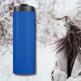 Cobalt Blue Solid Color | Classic | elegant Thermosbecher