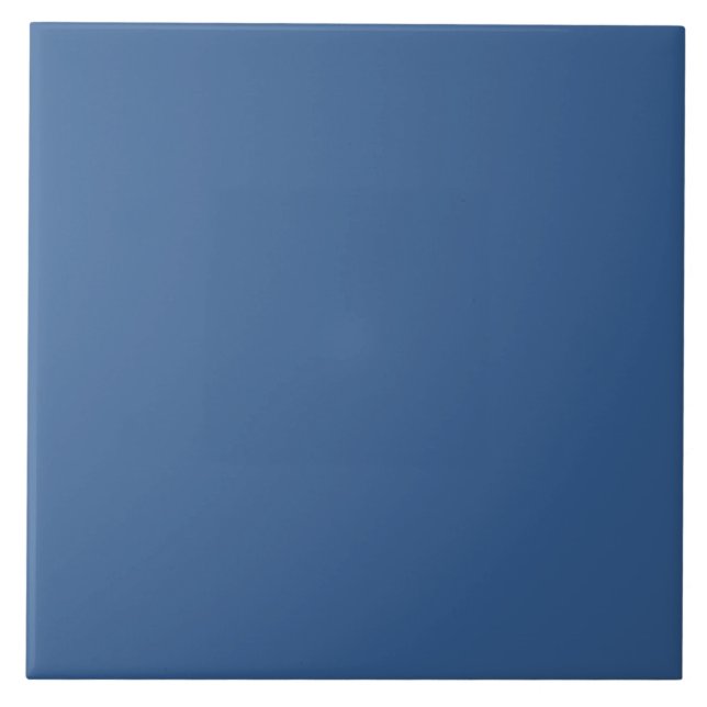Cobalt Blue Solid Color Fliese (Vorderseite)