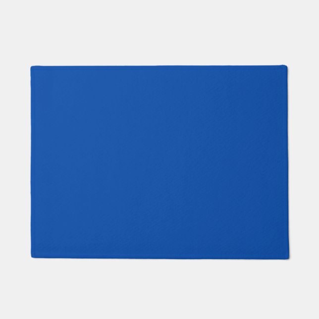 Cobalt Blue Solid Color Fußmatte (Vorderseite)