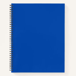 Cobalt Blue Solid Color Notizbuch