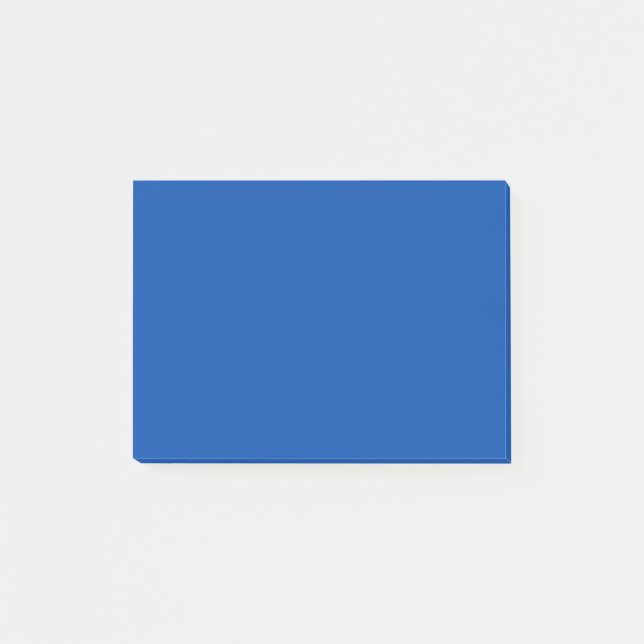 Cobalt Blue Solid Color Post-it Klebezettel (Vorderseite)