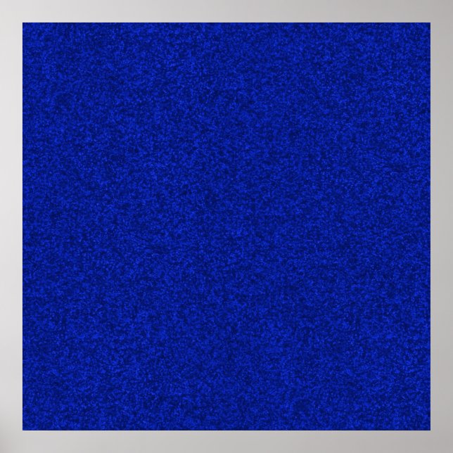 Cobalt Blue Sparkling Glitzer Geschenkpapier Poster (Vorne)