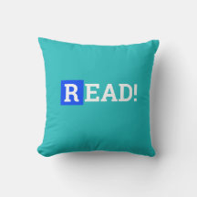 Cobalt Blue & Turquoise "READ"
