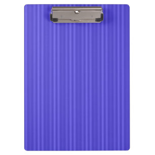 Cobalt Blue Vertikale Streifen Klemmbrett