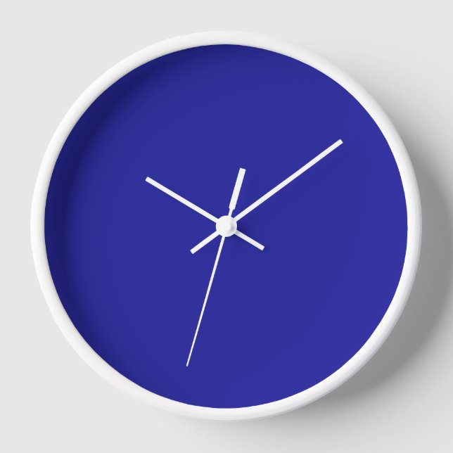 Cobalt Blue Wall Uhr (Vorderseite)