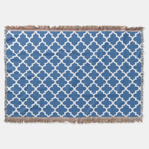 Cobalt Bright Blue Marokkanischer Tile Trellis Decke