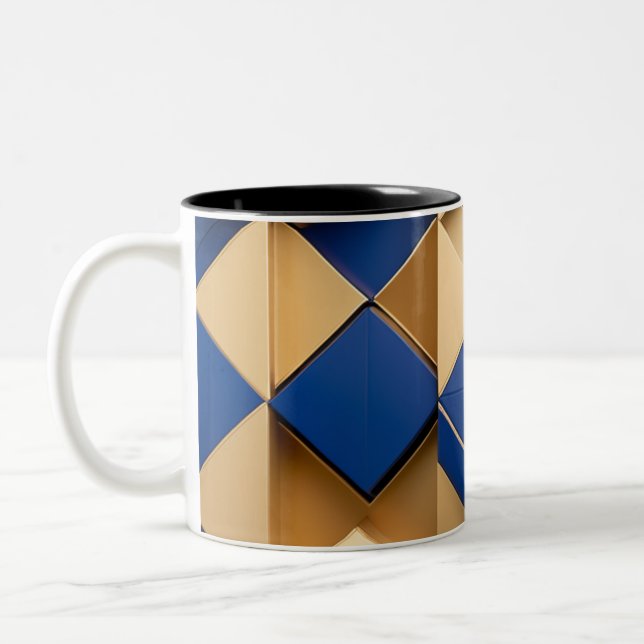 Cobalt Design-Tasse Zweifarbige Tasse (Links)