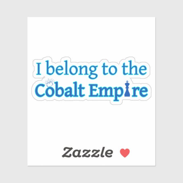 Cobalt Empire Sticker (Blatt)