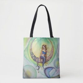 Cobalt Moon Mermaid Fantasy Art Traumtasche