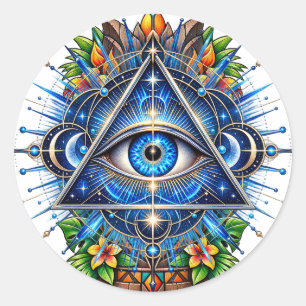 Cobalt Orbit Eye Aufkleber
