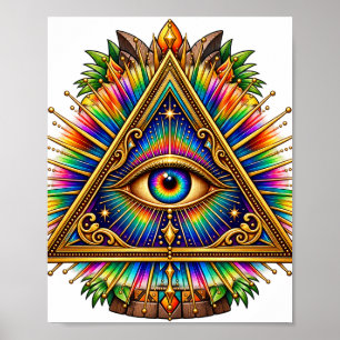Cobalt-Sonne-Auge-Poster Poster