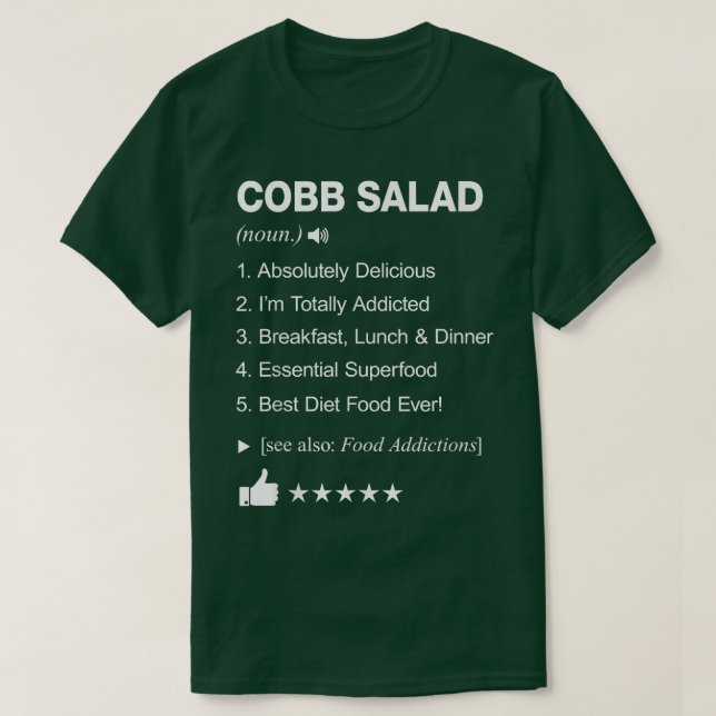 Cobb Salad Definition: _ Funny T-Shirt (Design vorne)