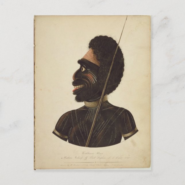 Cobbawn Wogi, Bürgermeister von Port Stephen Postkarte (Vorderseite)