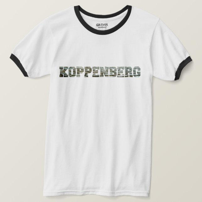Cobbled Koppenberg vom legendären Radfahrenrennen T-Shirt (Design vorne)