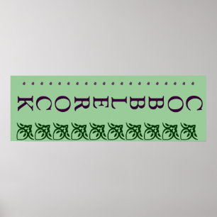 COBBLEROCK SIGN POSTER