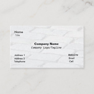 Cobblestone Abstrakt Business Card Visitenkarte