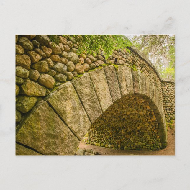 Cobblestone Bridge Acadia Nationalpark Postkarte (Vorderseite)