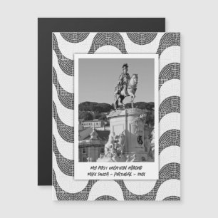 Cobblestone Foto Magnetkarte