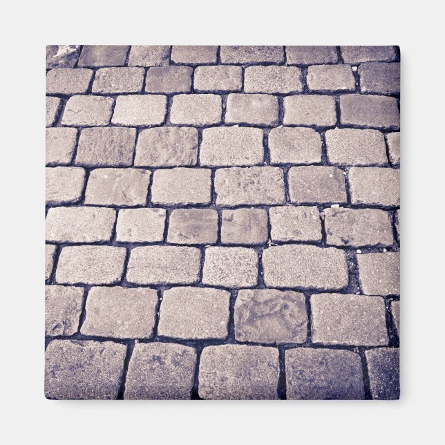 Cobblestone Street Detail, Horizontal Magnet (Vorne)