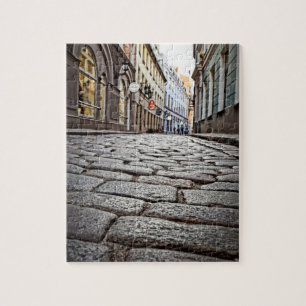 Cobblestone Streets of Europe - 8x10 - 110 Stk. Puzzle