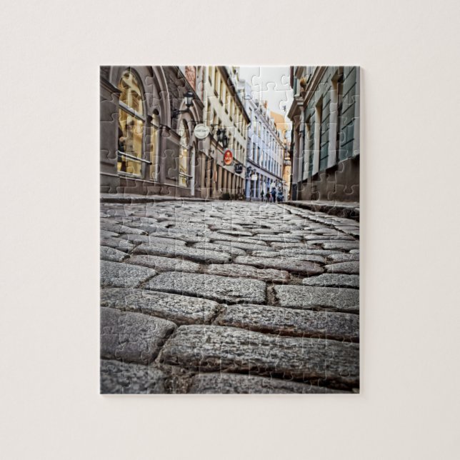 Cobblestone Streets of Europe - 8x10 - 110 Stk. Puzzle (Vertikal)