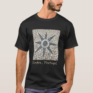 Cobblestone Sun Sintra Portugal Street Fotografie T-Shirt