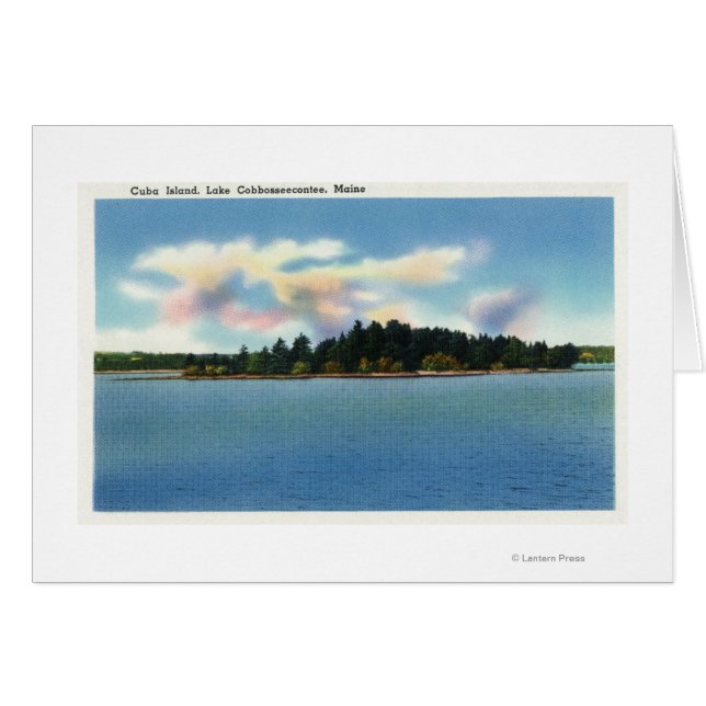 Cobbosseecontee Blick auf die Insel Kuba (Vorderseite (Horizontal))