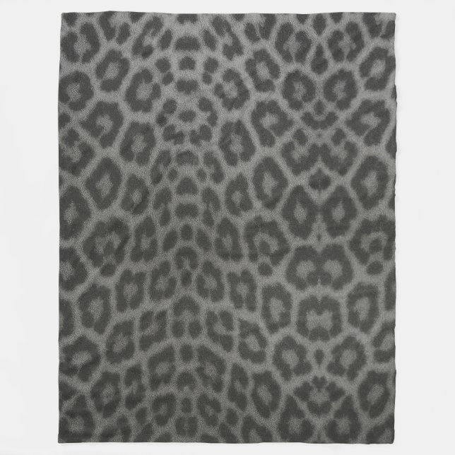 Cobertor  Textura de Pele de Leopardo  Fleecedecke (Vorderseite)