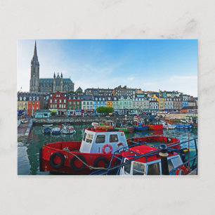 Cobh Harbor Postkarte