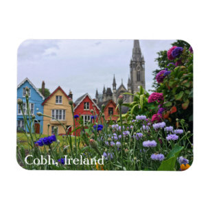 Cobh, Irland bunter Hydrangeas-Magnet Magnet