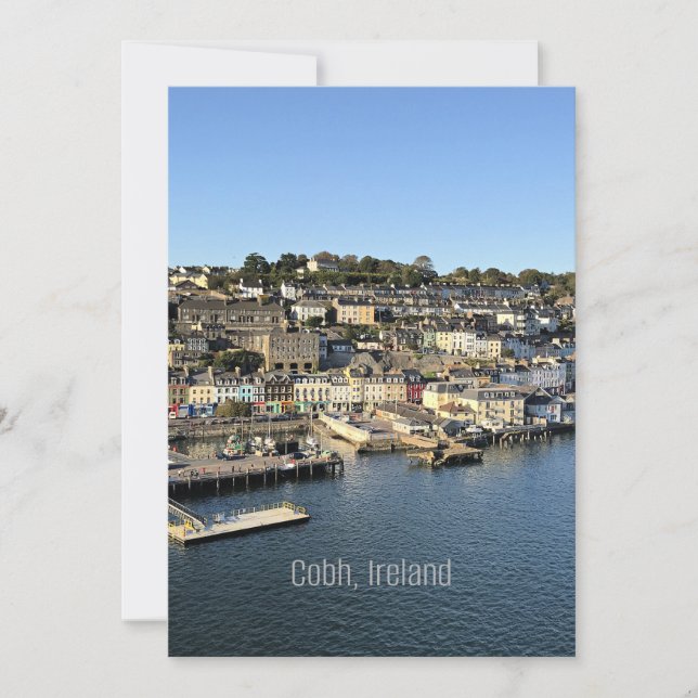 Cobh, Irland Karte (Vorderseite)