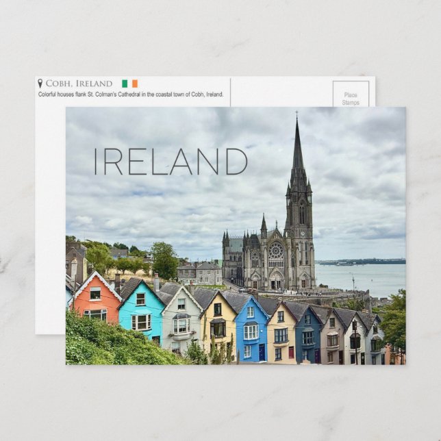 Cobh, Irland Postcard Postkarte (Vorne/Hinten)
