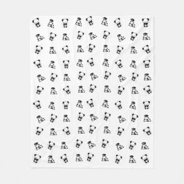 Cobija panda fleecedecke