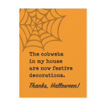 Cobnets im Haus sind Halloween-Dekorationswitz