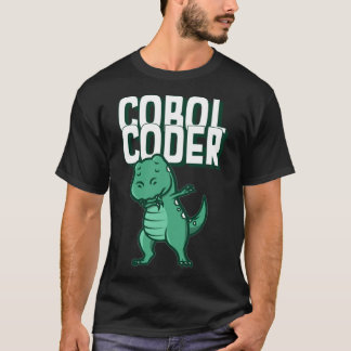COBOL Coder Dinosaur Programmer Essential T - Shir T-Shirt