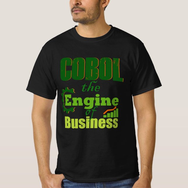 Cobol, der Motor der Wirtschaft T-Shirt (Vorderseite)