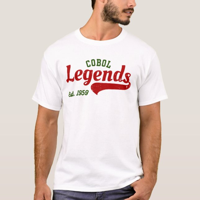 COBOL Legends Est. 1959 – A Retro Tech T-Shirt (Vorderseite)