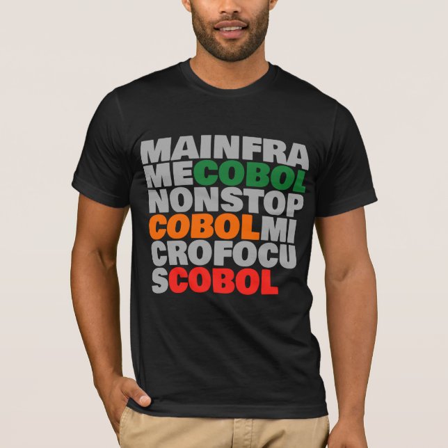 COBOL-Plattformen - Mainframe, MicroFocus, NonStop T-Shirt (Vorderseite)